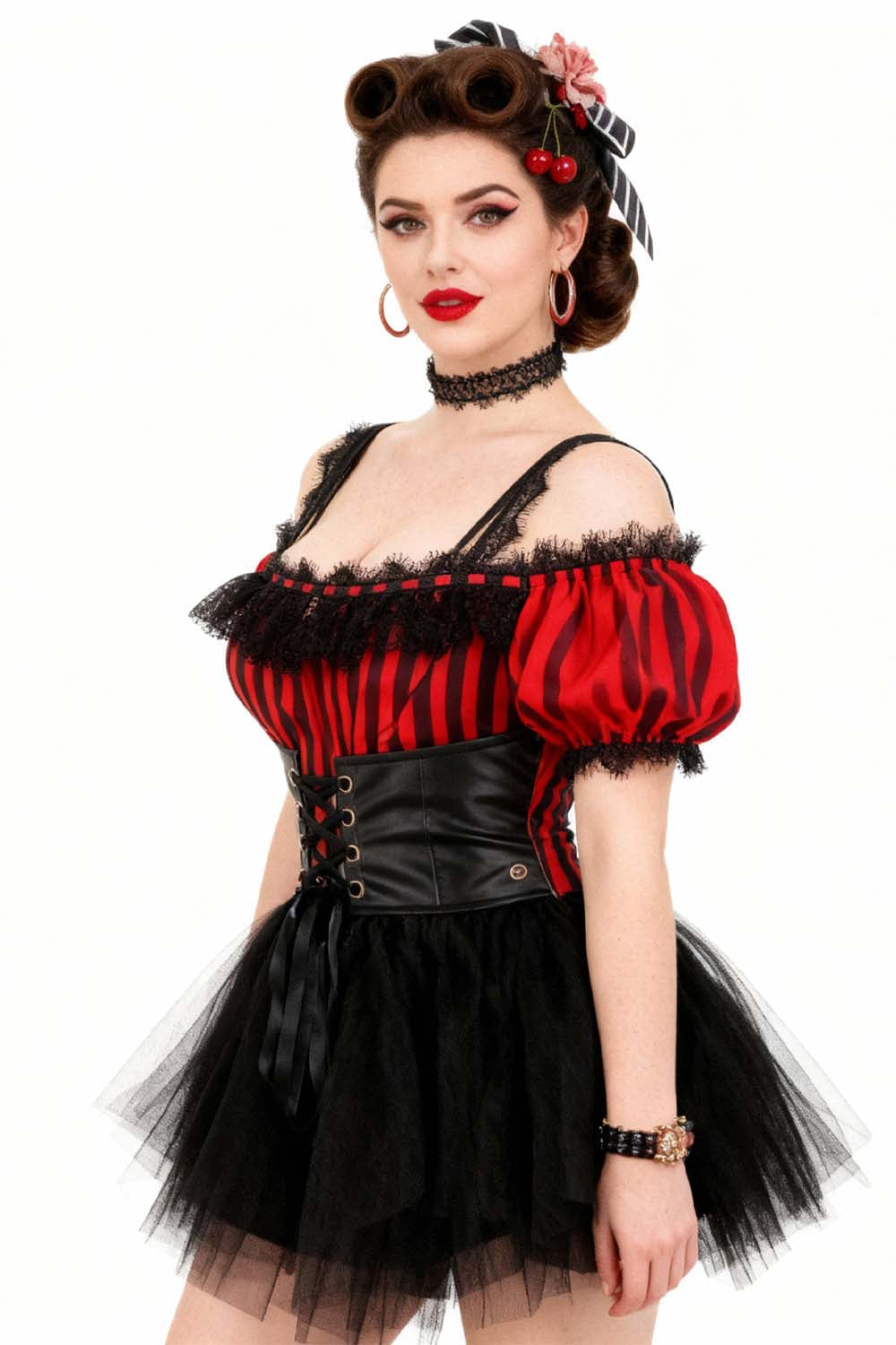 Kady Off-Shoulder Tutu Mini Dress