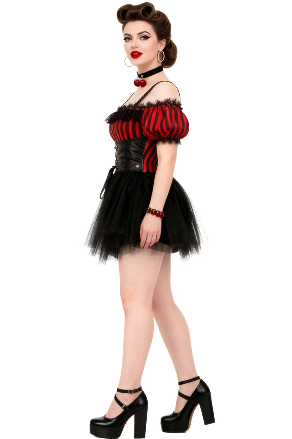 Kady Off-Shoulder Tutu Mini Dress