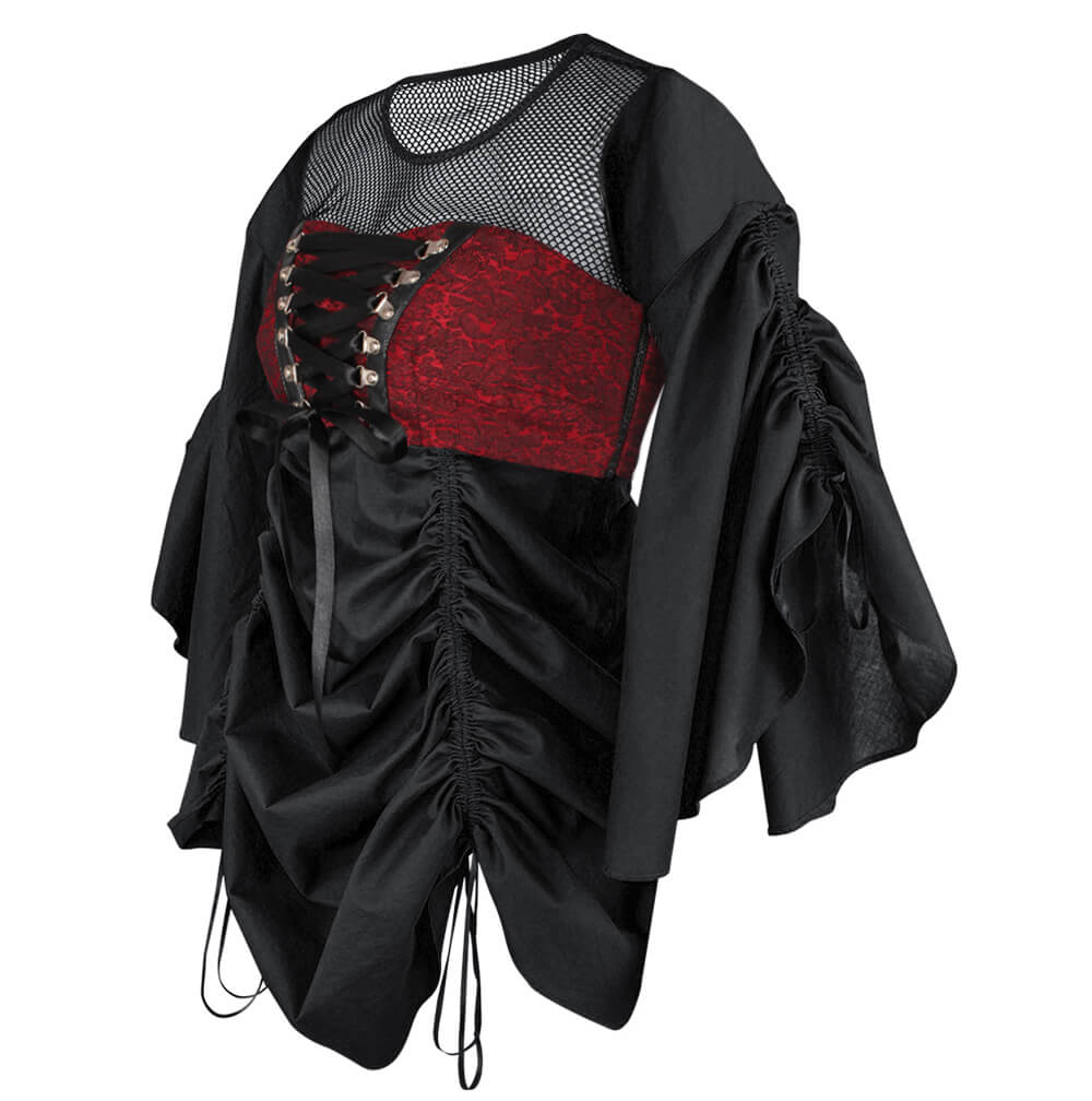 Eloine Steampunk Inspired Top Cum Dress