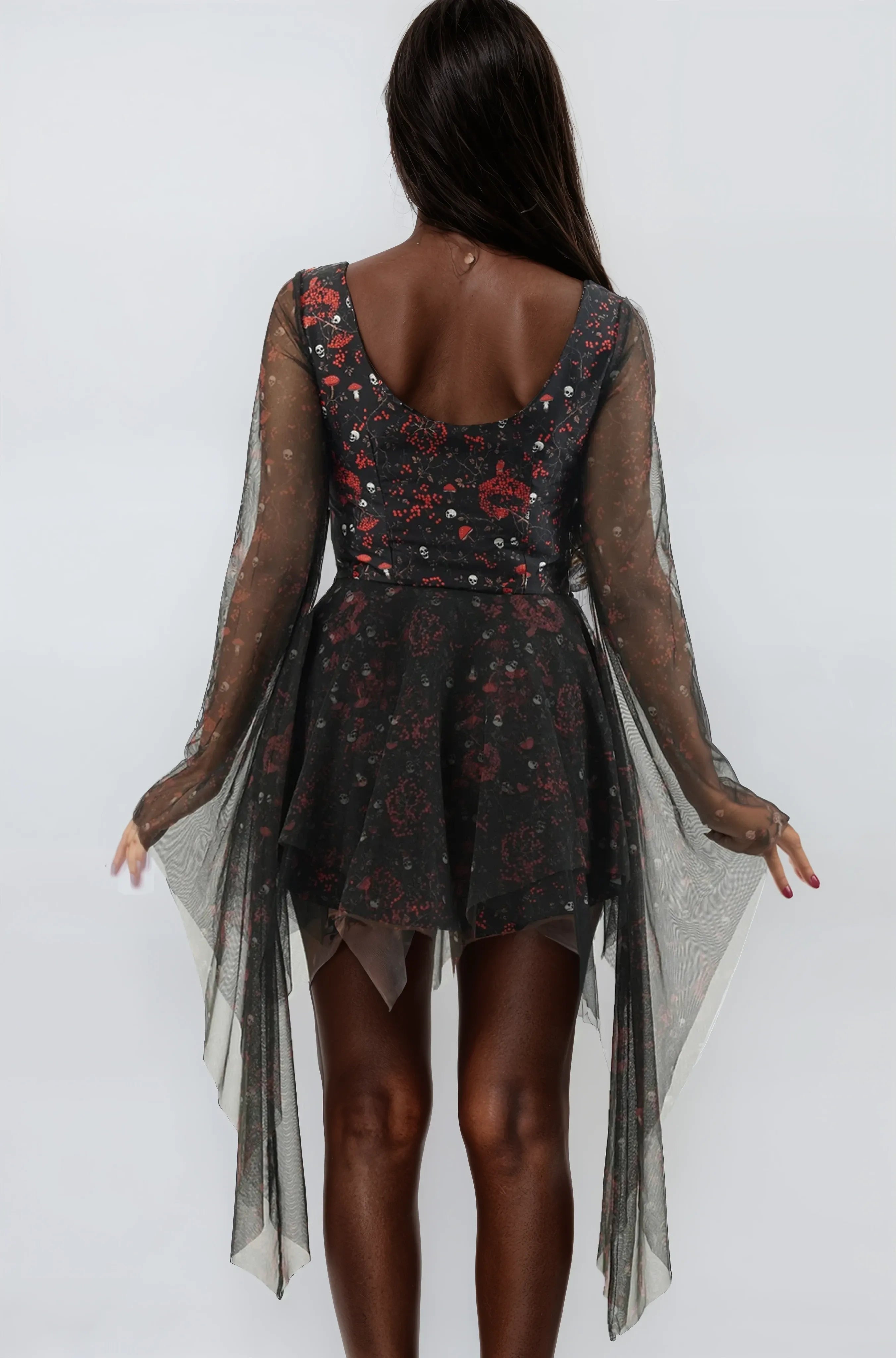 Hayami Gothic Inspired Skull Dress