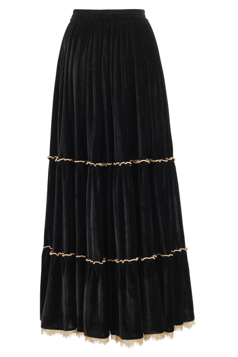 Latrisha Black Velvet Corset with Skirt Option