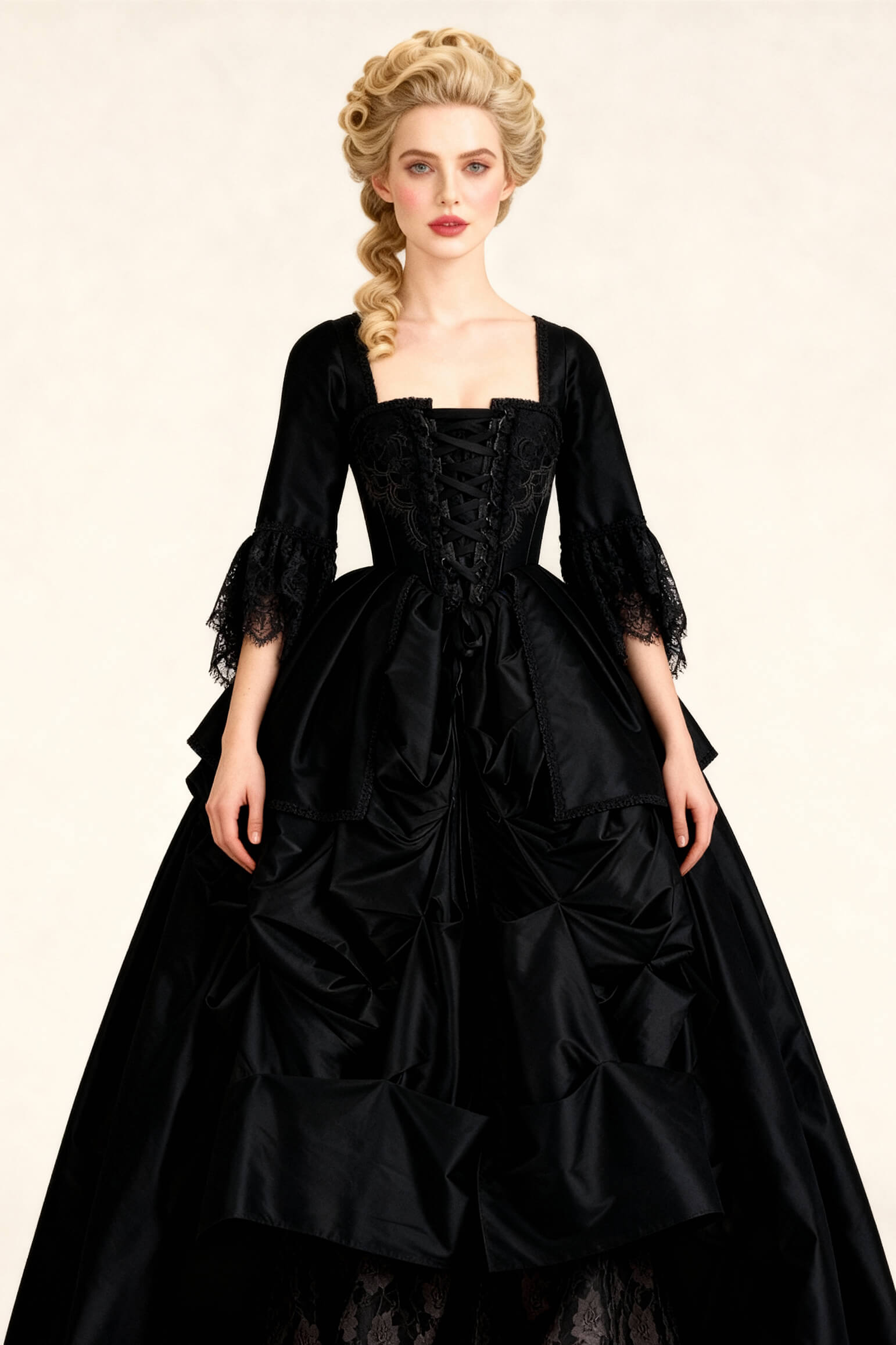 Jolena Rococo Marie Taffeta Corset Dress